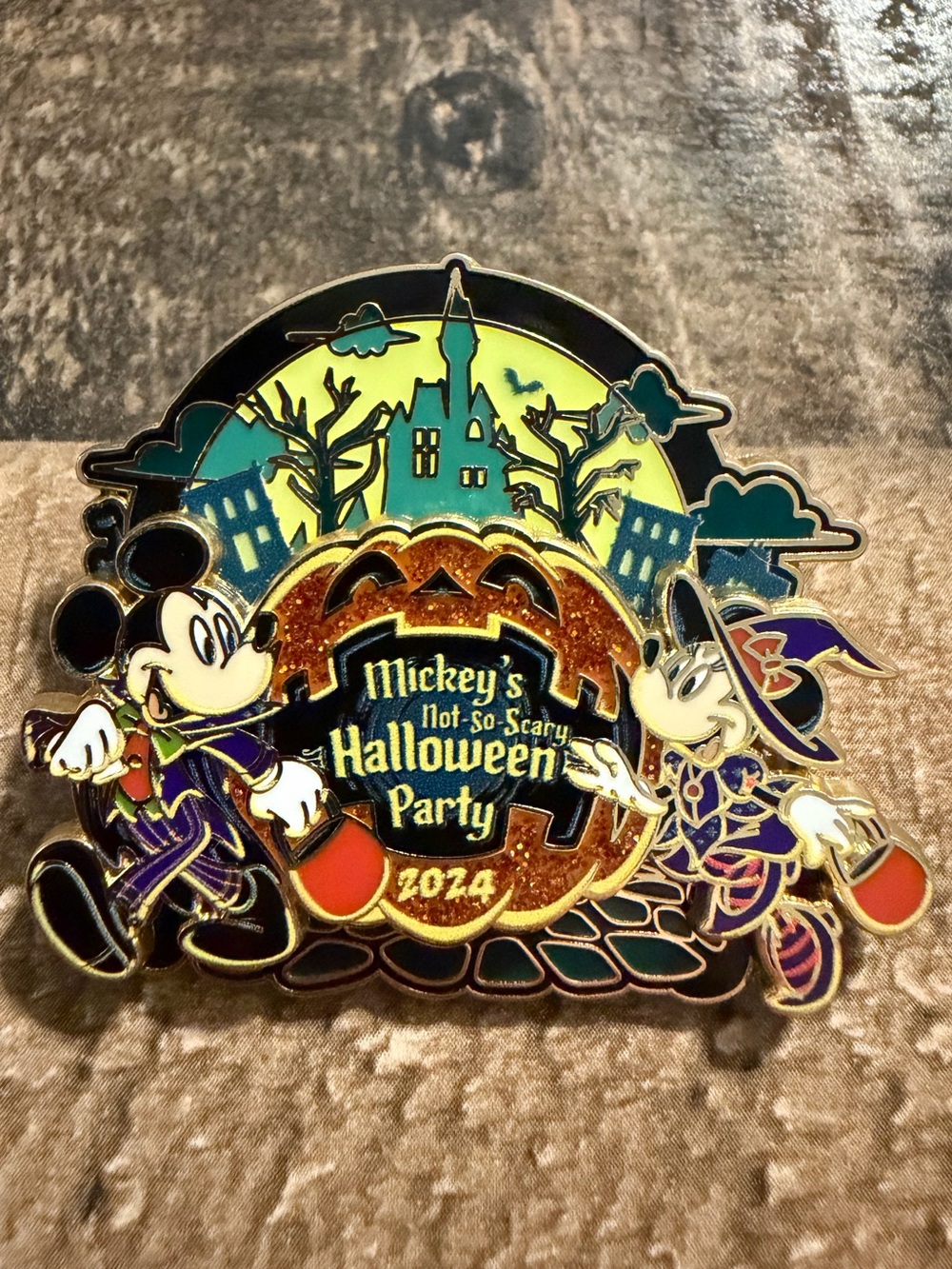 Mickey’s Not-So-Scary Halloween Party 2024 Mickey & Minnie Pin